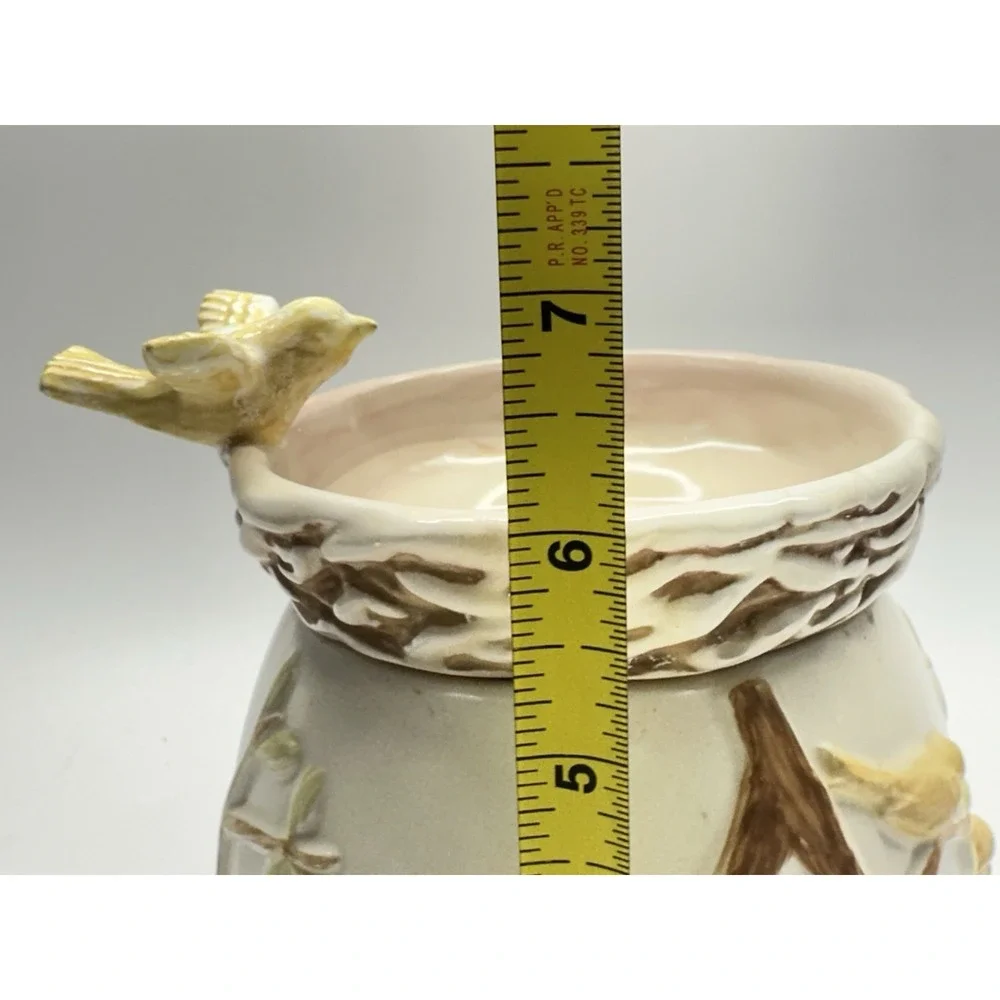 RETIRED Scentsy Nature's Haven Bird Nest Full Size Wax Warmer 7